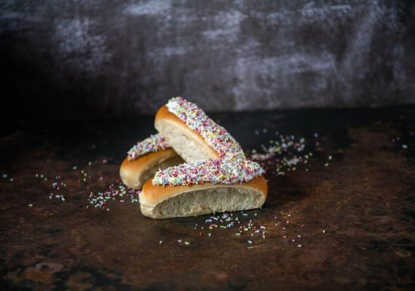 Suprima finger buns baked from dough