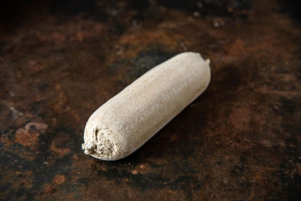 Wholemeal Vienna dough log ready to bake