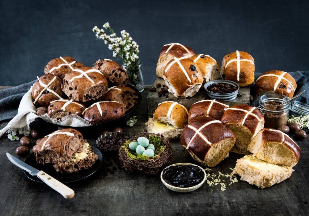 easter bun hot cross bun range suprima