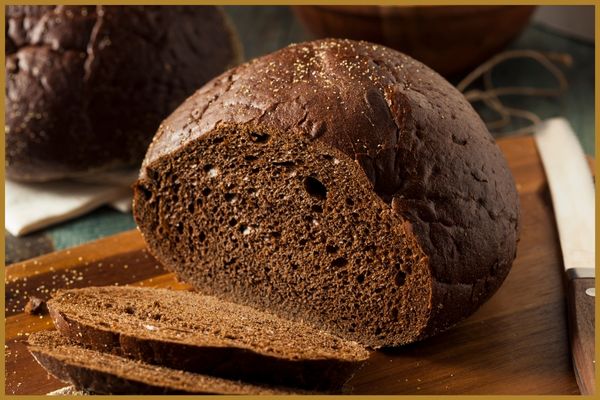 German rye cob loaf