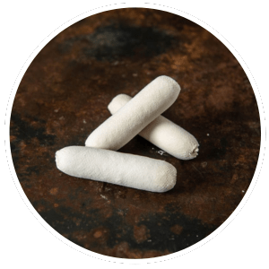 white crusty long roll dough