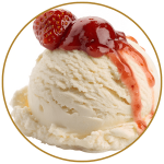 Vanilla and Strawberry flavour