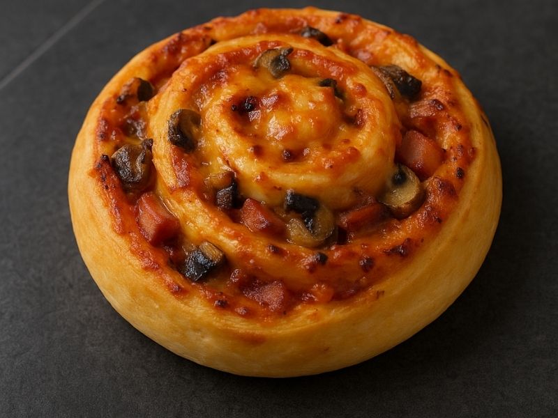 mini pizza scrolls