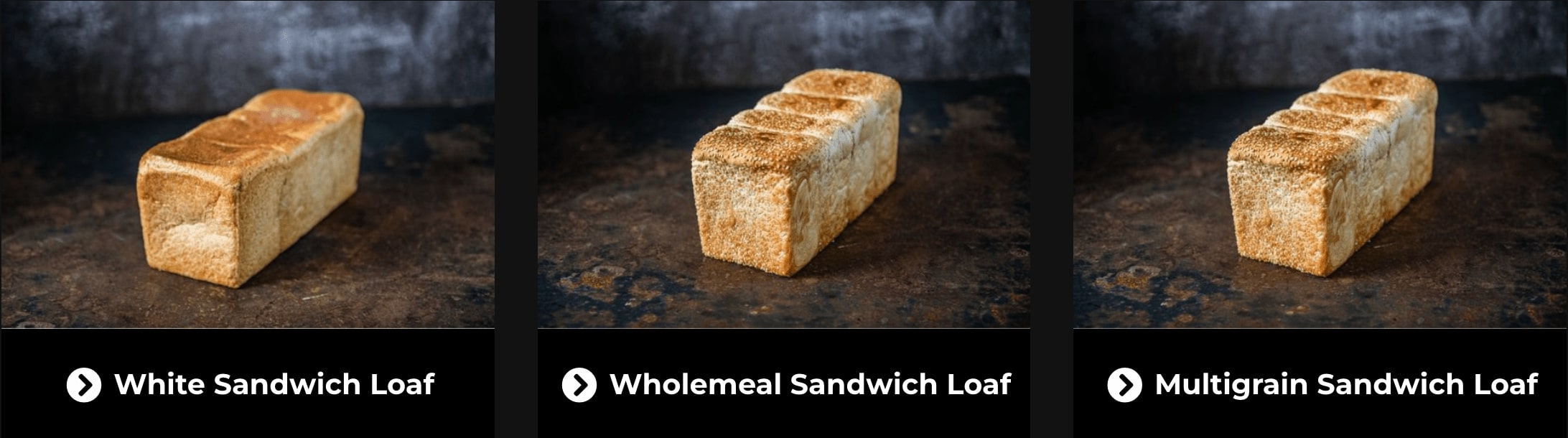 Sandwich bread range