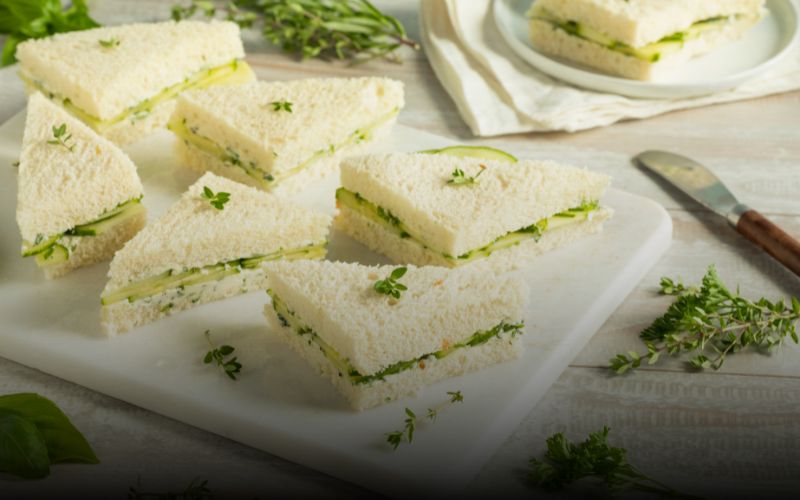 cucumber finger sandwiches