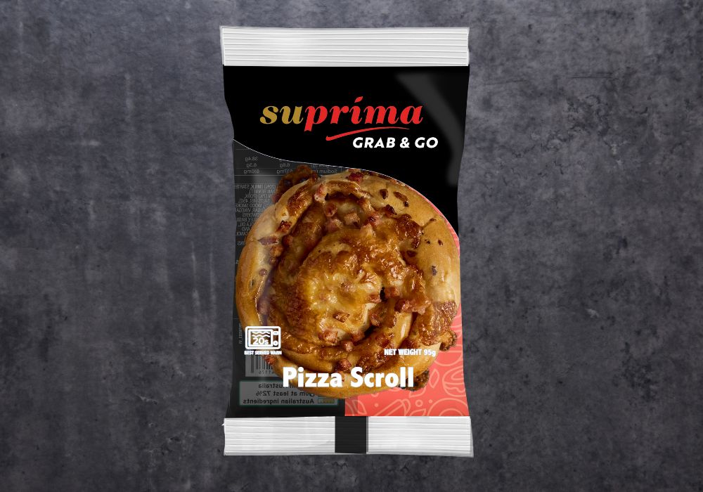 Suprima grab n go pizza scroll
