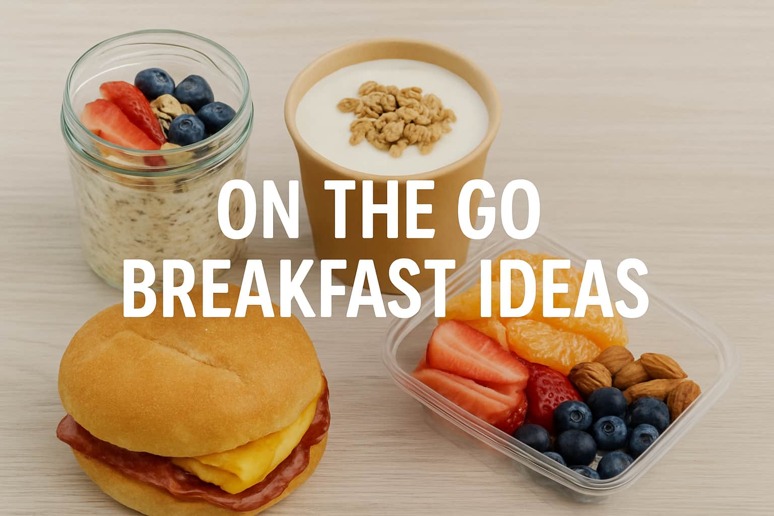 10 on the go breakfast ideas