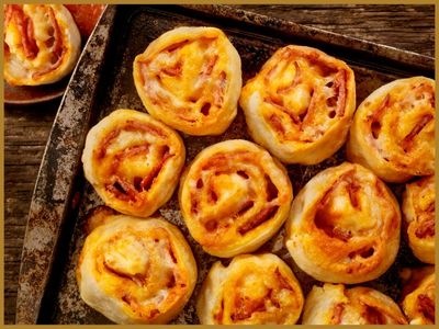 mini pizza rolls scrolls